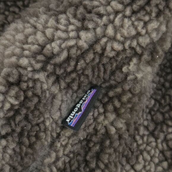 Patagonia Women's Medium Divided Sky Sherpa Fleece Jacket Full Zip Geo Pumice - Picture 4 of 8